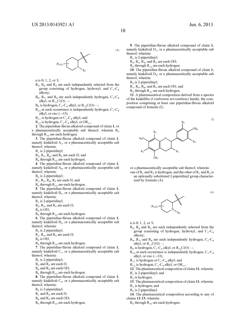 NOVEL PEPERIDINE-FLAVAN ALKALOID COMPOUNDS DERIVED FROM AFRICAN HERB TEA     KINKELIBA AS ANTI-DIABETIC AGENTS - diagram, schematic, and image 17