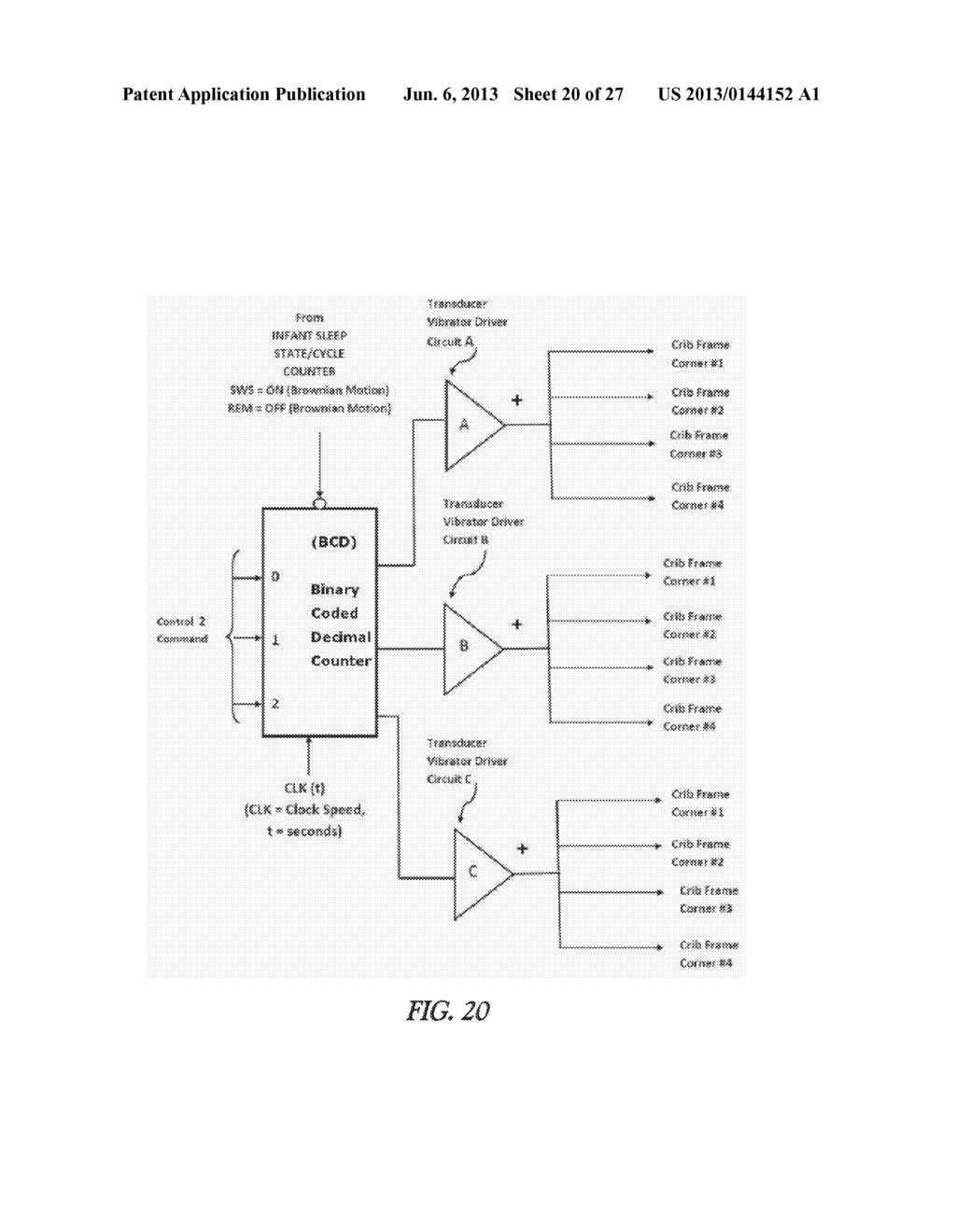 STOCHASTIC RESONANCE AND BROWNIAN MOTION FOR THE REDUCTION OF SUDDEN     INFANT DEATH SYNDROME (SIDS) - diagram, schematic, and image 21