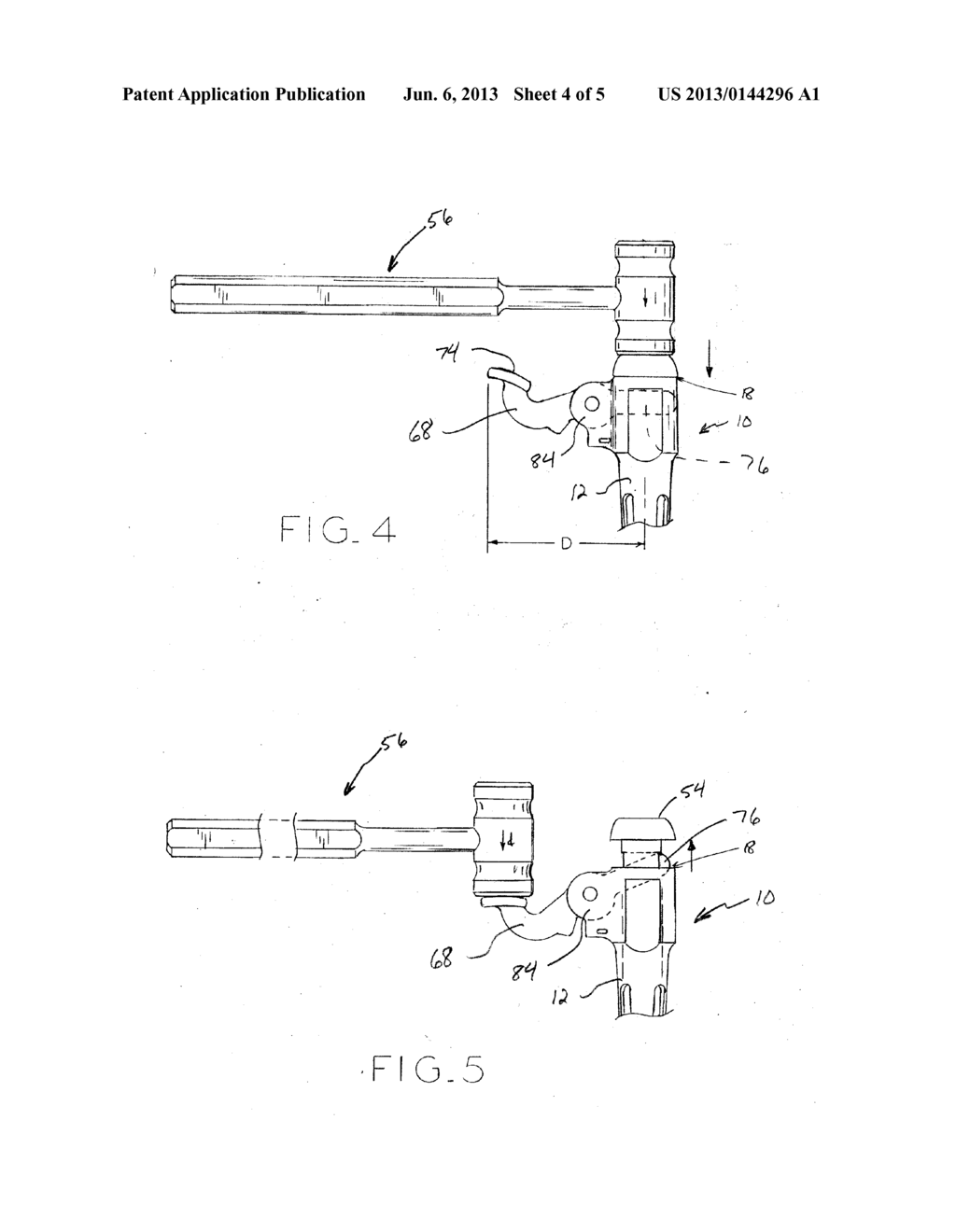 SURGICAL INSTRUMENT FOR IMPACTING AND EXTRACTING A CUTTING INSTRUMENT - diagram, schematic, and image 05