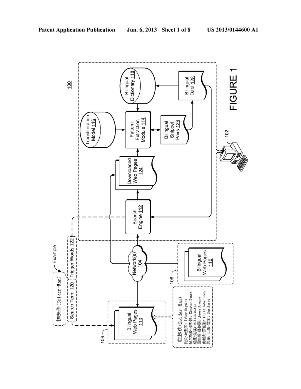 ADAPTIVE PATTERN LEARNING FOR BILINGUAL DATA MINING - diagram, schematic, and image 02