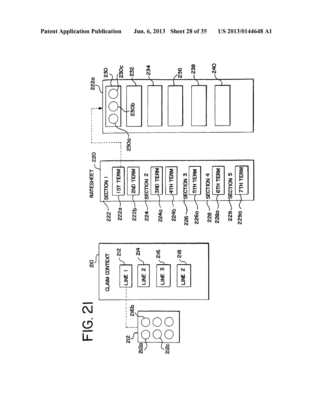 Novel Method and Apparatus For Repricing a Reimbursement Claim Against a     Contract - diagram, schematic, and image 29