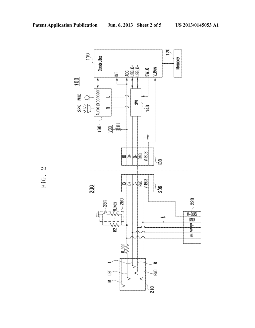 METHOD AND SYSTEM FOR RECOGNIZING ACCESSORY IN PORTABLE TERMINAL - diagram, schematic, and image 03