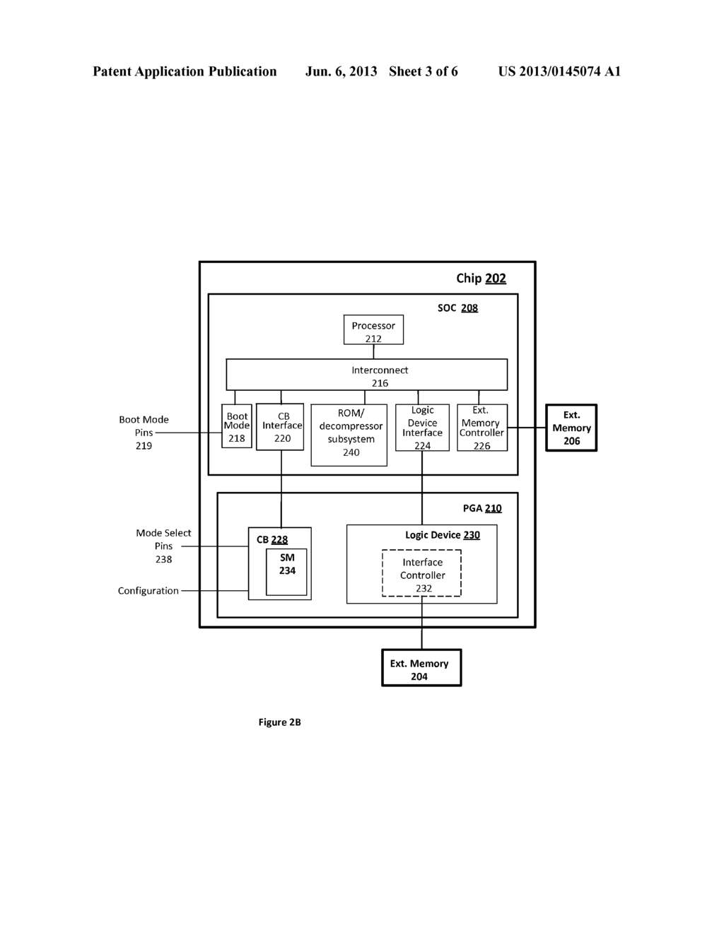 LOGIC DEVICE HAVING A COMPRESSED CONFIGURATION IMAGE STORED ON AN INTERNAL     READ ONLY MEMORY - diagram, schematic, and image 04