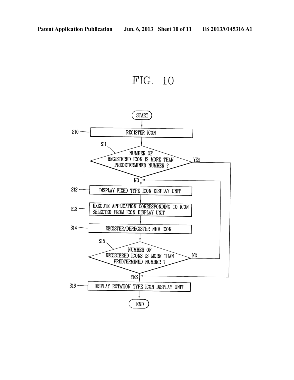 MOBILE TERMINAL AND FAN-SHAPED ICON ARRANGEMENT METHOD THEREOF - diagram, schematic, and image 11