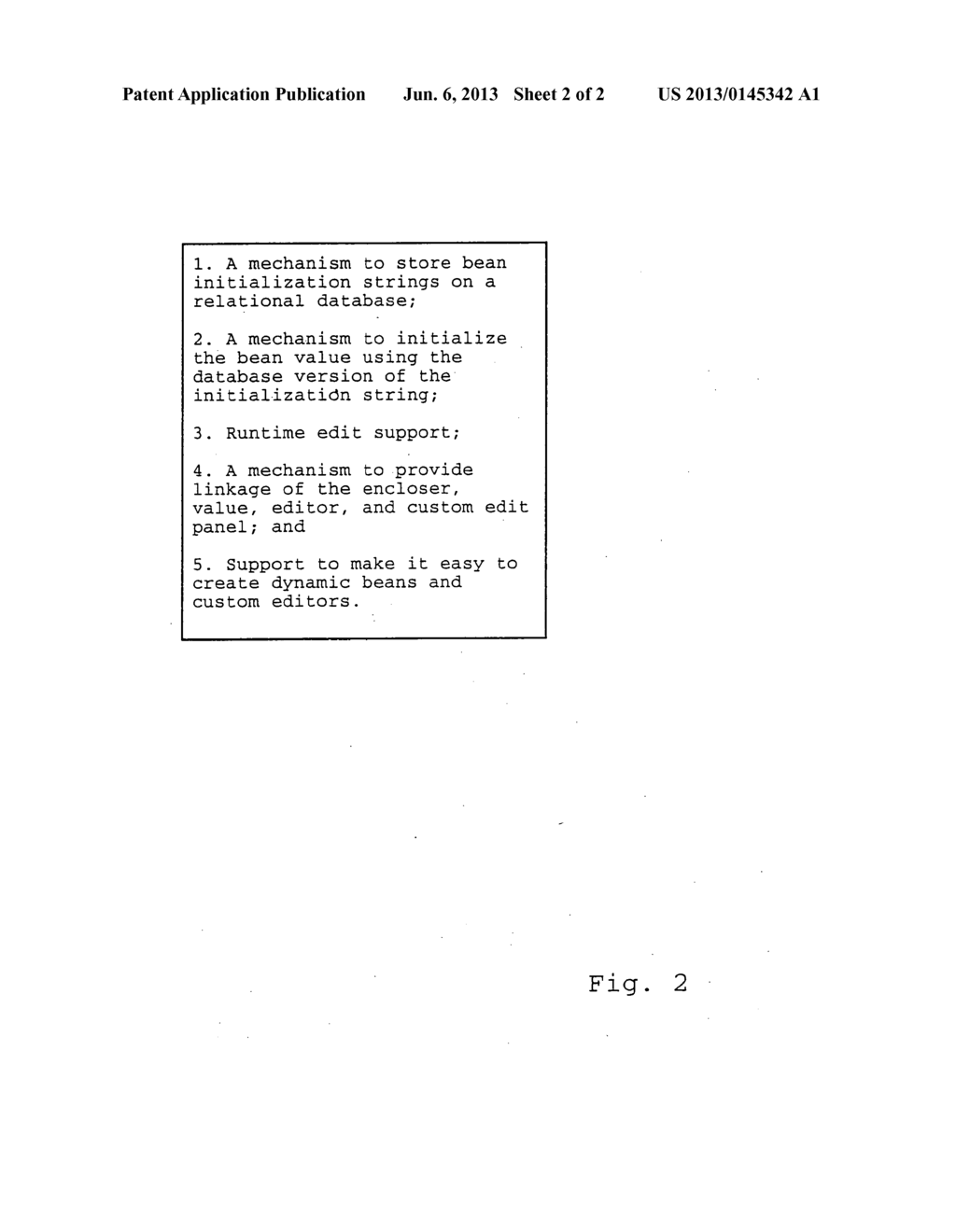 DYNAMIC JAVA BEAN FOR VISUALAGE FOR JAVA - diagram, schematic, and image 03