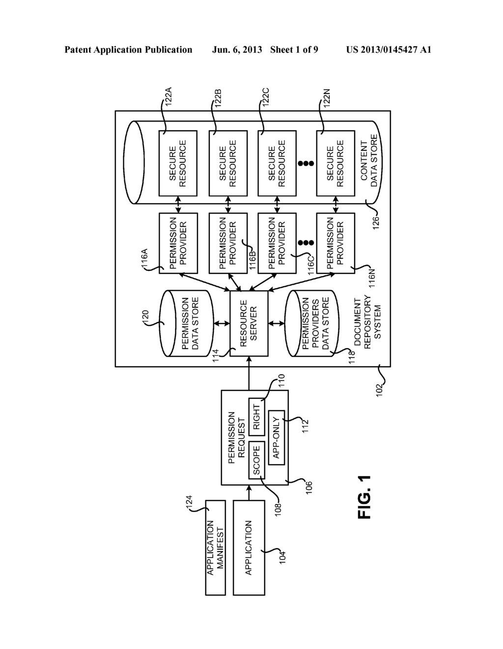 AUTHORIZING APPLICATION ACCESS TO SECURE RESOURCES - diagram, schematic, and image 02