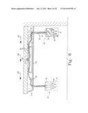 ARCHITECTURAL HEADWALL CABINET FOR STORING A LIFT DEVICE diagram and image