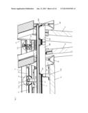 FOLDABLE SLIDING WALL AND CARRIAGE diagram and image