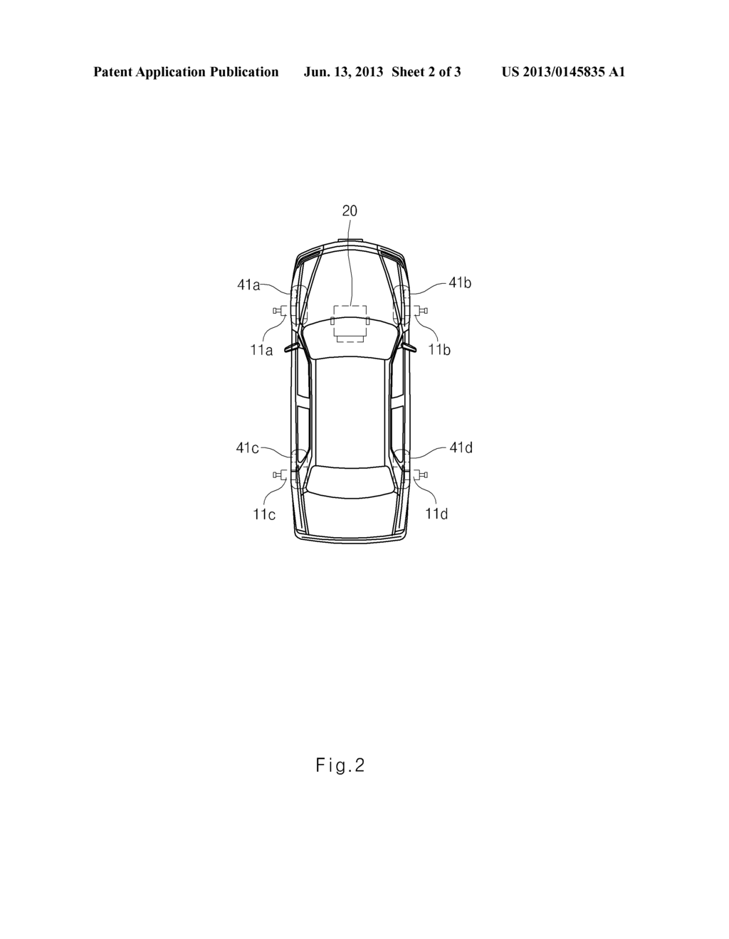 POSITION DETECTION APPARATUS FOR TIRE PRESSURE MONITORING SYSTEM (TPMS)     SENSORS AND METHOD THEREOF - diagram, schematic, and image 03