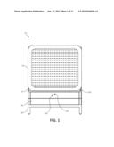 VERTICAL DISPLAY STRUCTURE WITH BUMP OUT ASSEMBLY diagram and image