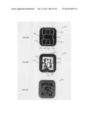 CHIP CARD CONTACT ARRAY ARRANGEMENT diagram and image