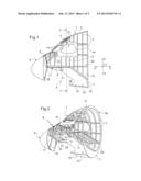 AIRCRAFT NOSE STRUCTURE WITH LANDING GEAR COMPARTMENT diagram and image