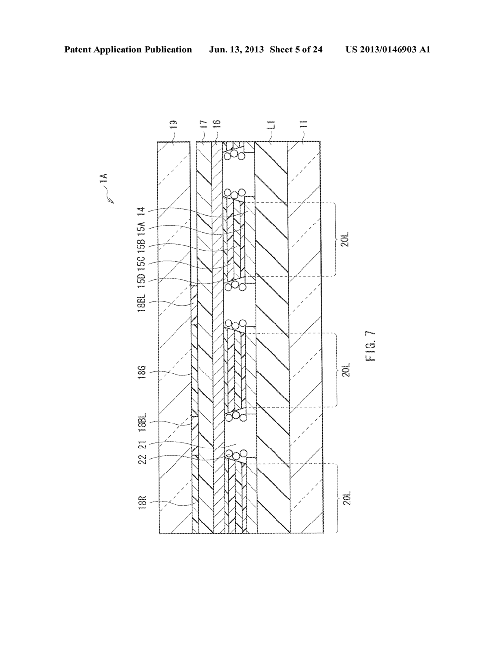 DISPLAY UNIT AND METHOD OF MANUFACTURING THE SAME, ELECTRONIC APPARATUS,     ILLUMINATION UNIT, AND LIGHT-EMITTING DEVICE AND METHOD OF MANUFACTURING     THE SAME - diagram, schematic, and image 06