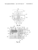 ELECTRONIC CHIP HAVING CHANNELS THROUGH WHICH A HEAT TRANSPORT COOLANT CAN     FLOW, ELECTRONIC COMPONENTS AND COMMUNICATION ARM INCORPORATING SAID CHIP diagram and image