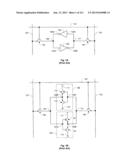 Integrated Circuit Including Cross-Coupled Transistors Having Gate     Electrodes Formed Within Gate Level Feature Layout Channels With Shared     Diffusion Regions on Opposite Sides of Two-Transistor-Forming Gate Level     Feature diagram and image