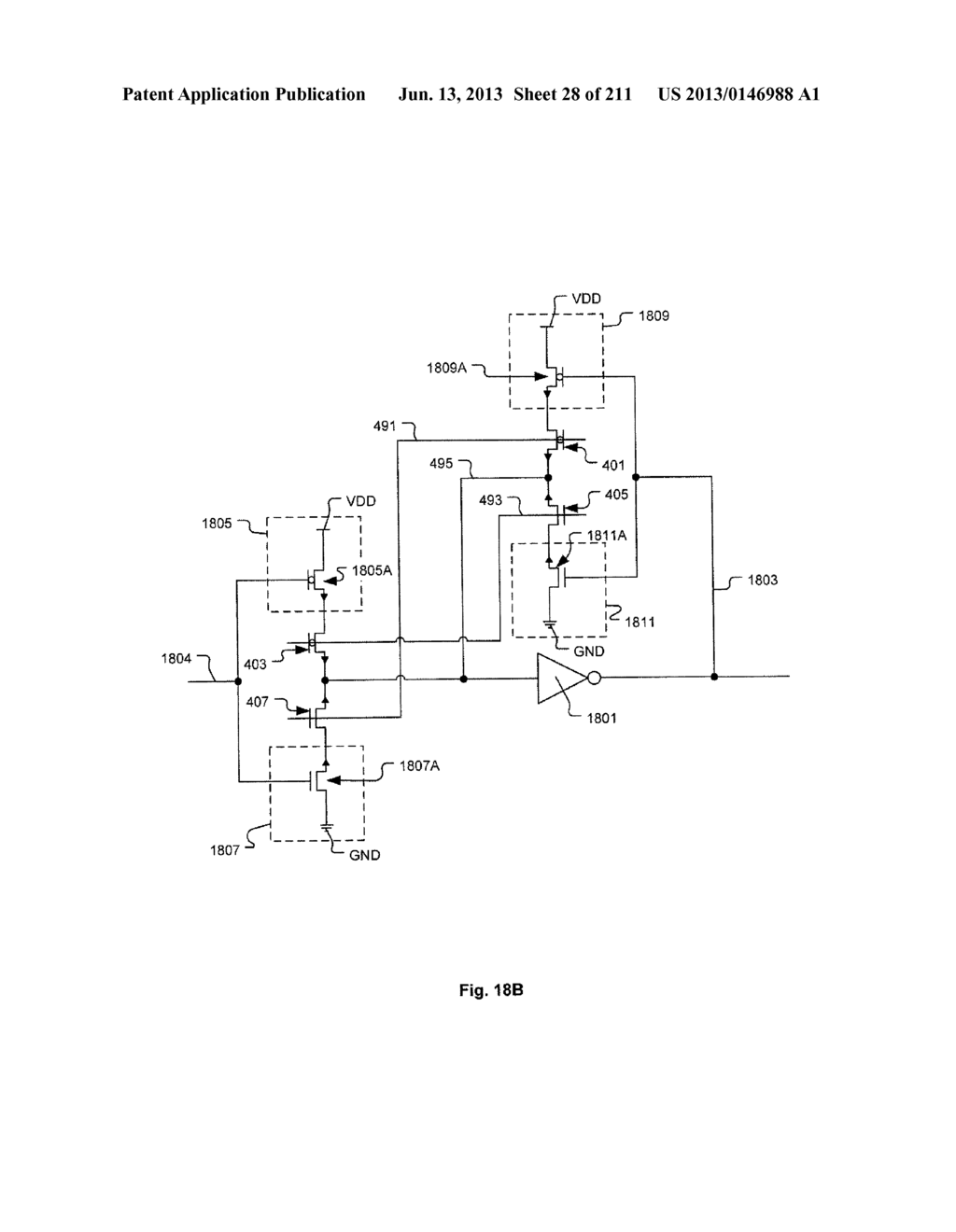 Integrated Circuit Including Cross-Coupled Transistors Having Gate     Electrodes Formed Within Gate Level Feature Layout Channels With Shared     Diffusion Regions on Opposite Sides of Two-Transistor-Forming Gate Level     Feature - diagram, schematic, and image 29