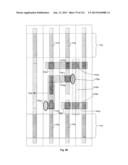 Integrated Circuit Including Cross-Coupled Transistors Having Gate     Electrodes Formed Within Gate Level Feature Layout Channels With Shared     Diffusion Regions on Opposite Sides of Two-Transistor-Forming Gate Level     Feature diagram and image