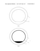 RESIZED WAFER WITH A NEGATIVE PHOTORESIST RING AND DESIGN STRUCTURES     THEREOF diagram and image