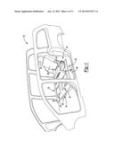 STOWABLE SEAT ARRANGEMENT FOR A VEHICLE diagram and image