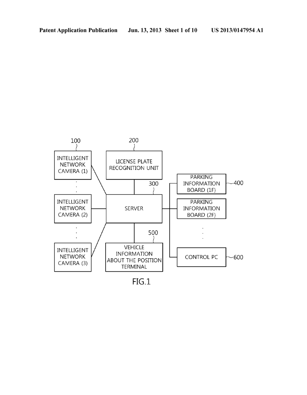 PARKING LOT MANAGEMENT SYSTEM IN WORKING COOPERATION WITH INTELLIGENT     CAMERAS - diagram, schematic, and image 02