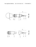 LED BULB WITH LIQUID-COOLED DRIVE ELECTRONICS diagram and image