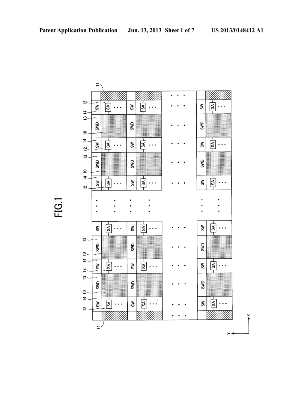 SEMICONDUCTOR MEMORY DEVICE HAVING OPEN BIT LINE STRUCTURE - diagram, schematic, and image 02