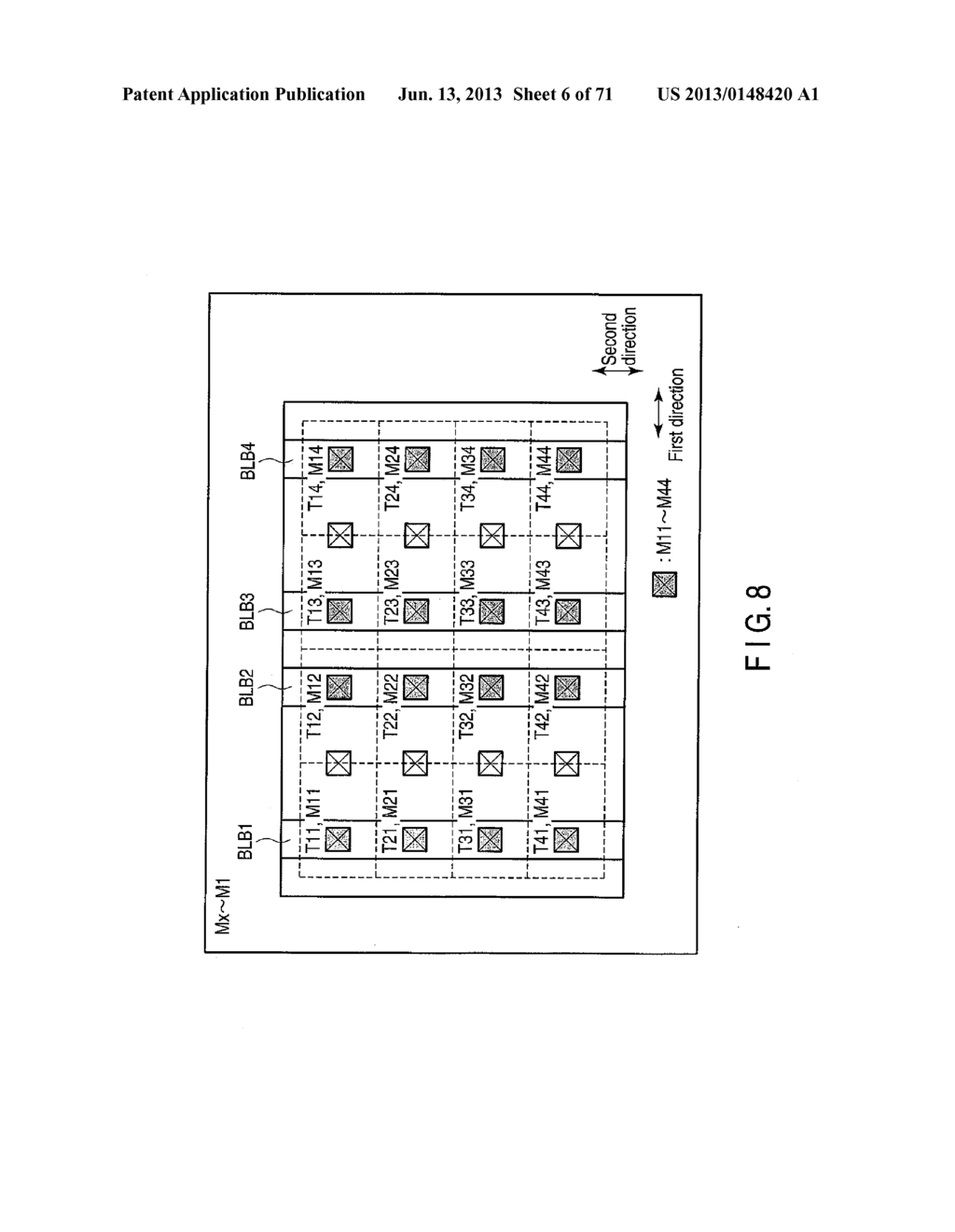 RESISTANCE-CHANGE SEMICONDUCTOR MEMORY - diagram, schematic, and image 07