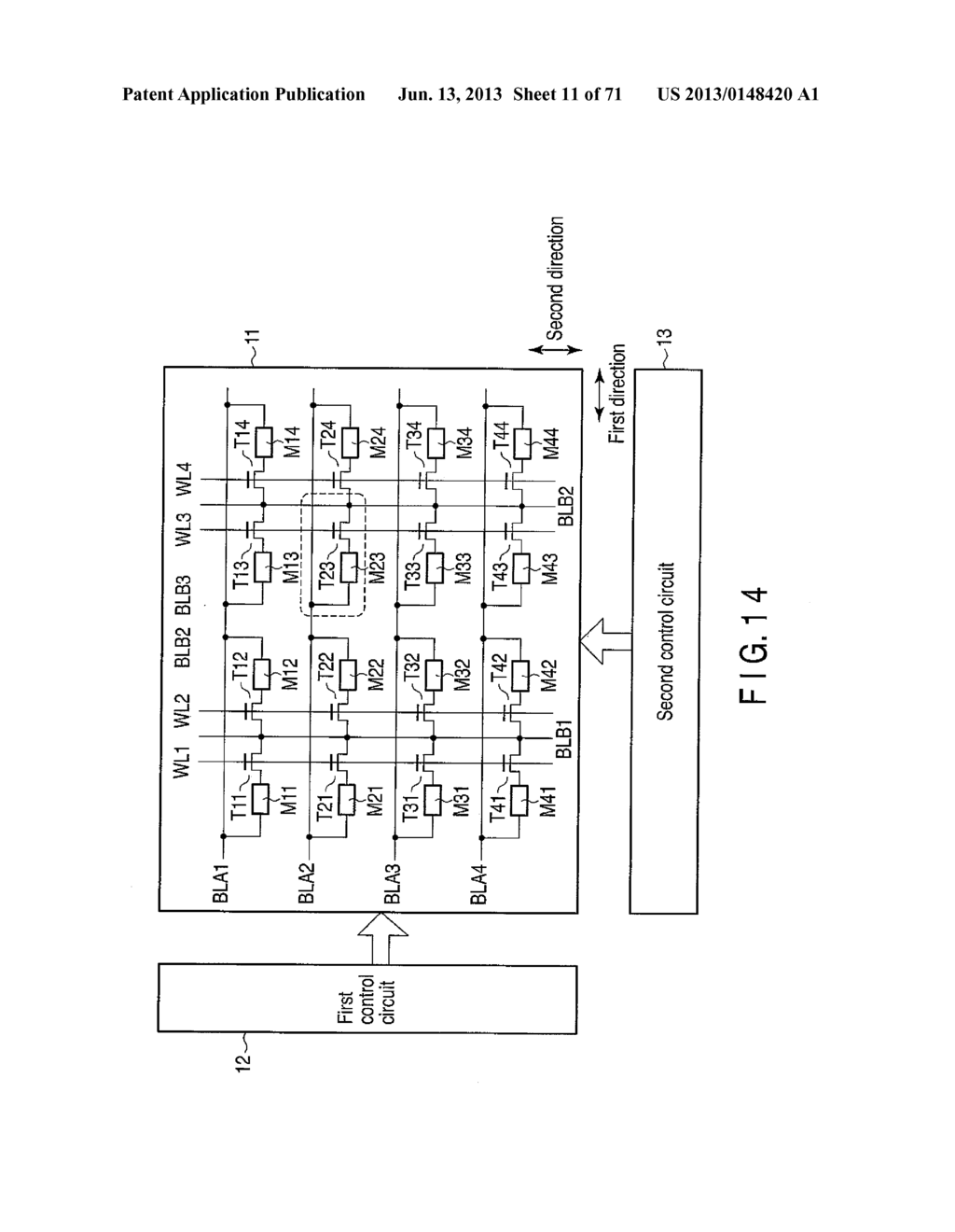 RESISTANCE-CHANGE SEMICONDUCTOR MEMORY - diagram, schematic, and image 12