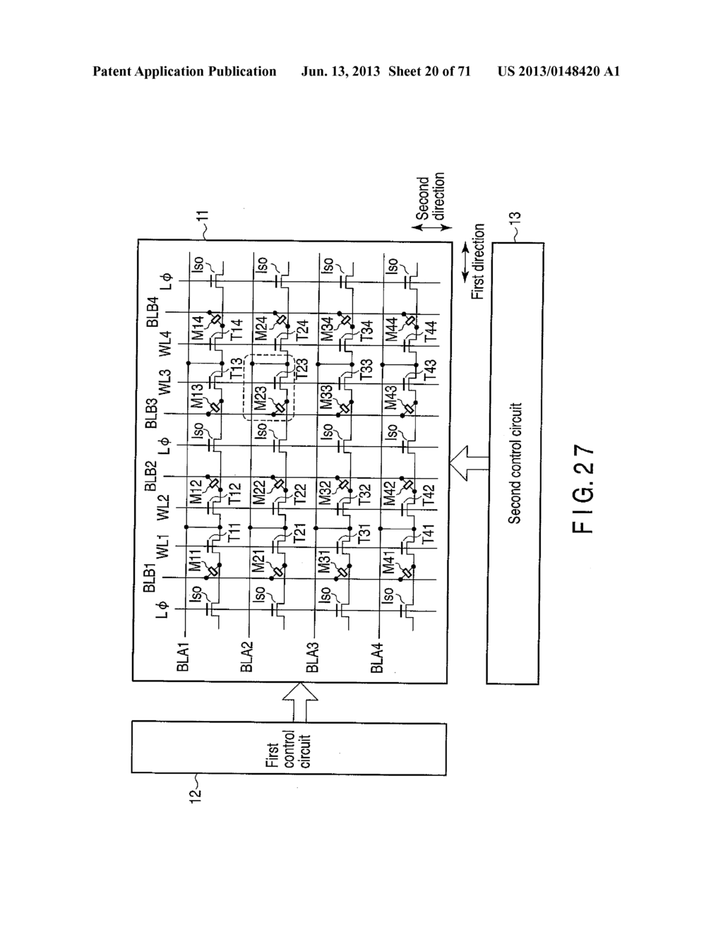 RESISTANCE-CHANGE SEMICONDUCTOR MEMORY - diagram, schematic, and image 21