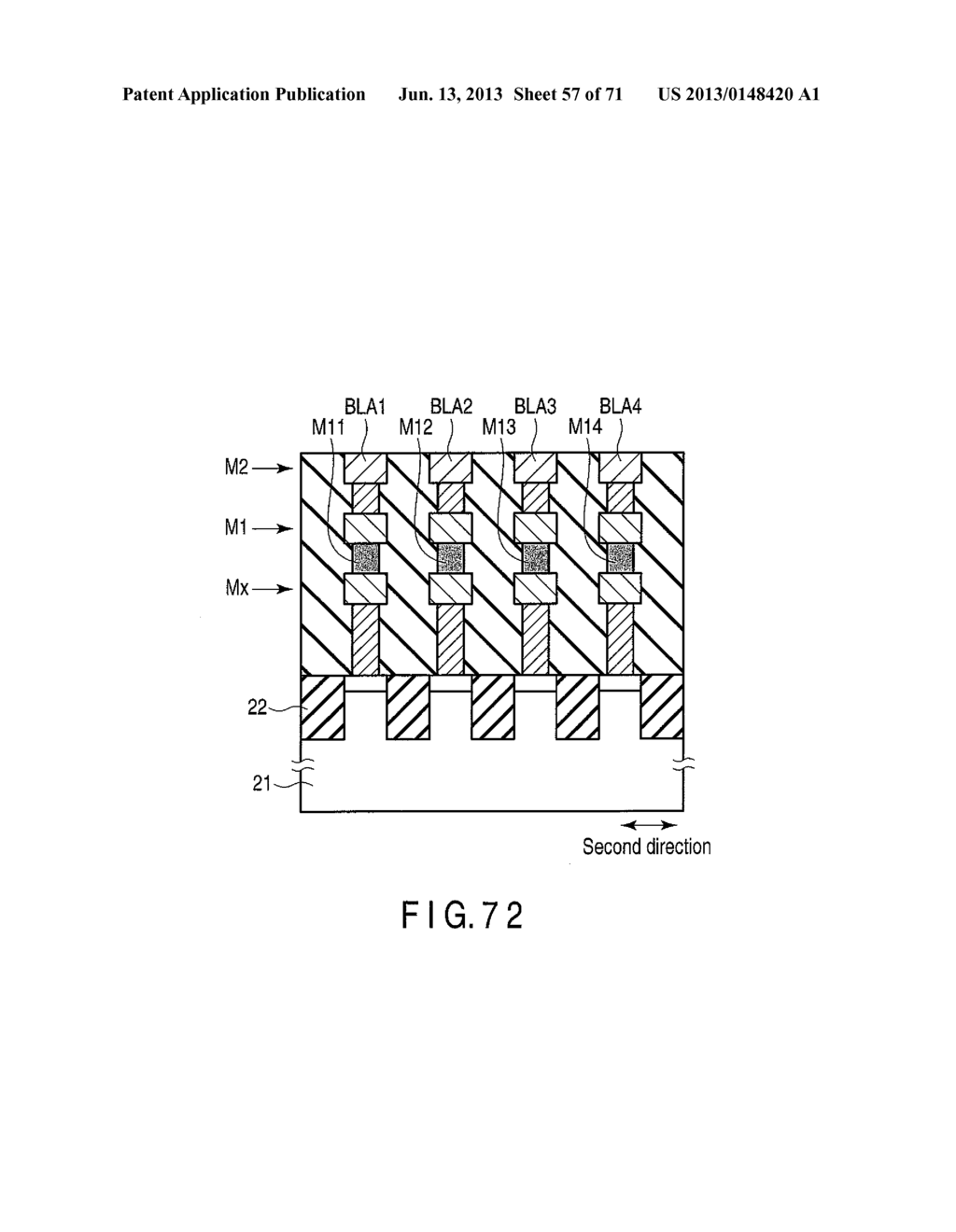 RESISTANCE-CHANGE SEMICONDUCTOR MEMORY - diagram, schematic, and image 58