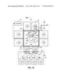 FULLY-INDEPENDENT ROBOT SYSTEMS, APPARATUS, AND METHODS ADAPTED TO     TRANSPORT MULTIPLE SUBSTRATES IN ELECTRONIC DEVICE MANUFACTURING diagram and image