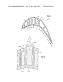 COMPONENT HAVING COOLING CHANNEL WITH HOURGLASS CROSS SECTION diagram and image