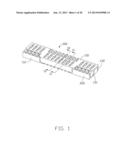 HERMAPHRODITIC BOARD TO BOARD CONNECTOR AND ASSEMBLY THEREOF WITH OFFSET     CONTACT ARRANGEMENT diagram and image