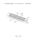 HERMAPHRODITIC BOARD TO BOARD CONNECTOR AND ASSEMBLY THEREOF WITH OFFSET     CONTACT ARRANGEMENT diagram and image