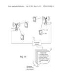 POWER MANAGEMENT & CONTROL SYNCHRONIZATION WITHIN IN A WIRELESS NETWORK     USING MODAL ANTENNAS AND RELATED METHODS diagram and image