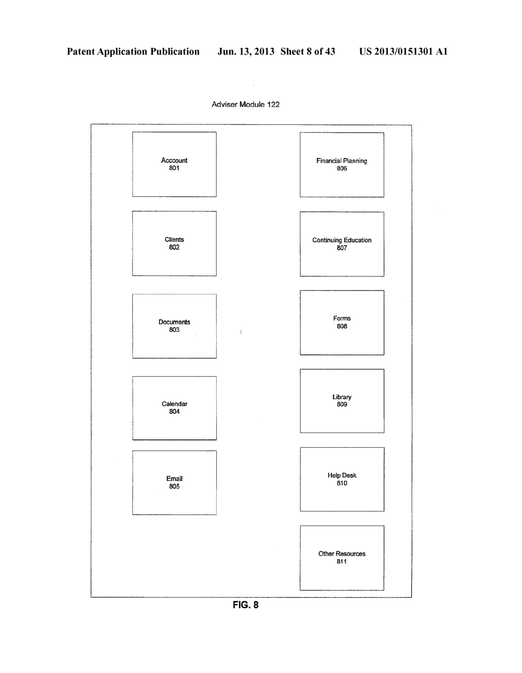 METHOD AND SYSTEM FOR ENABLING COLLABORATION BETWEEN ADVISORS AND CLIENTS - diagram, schematic, and image 09