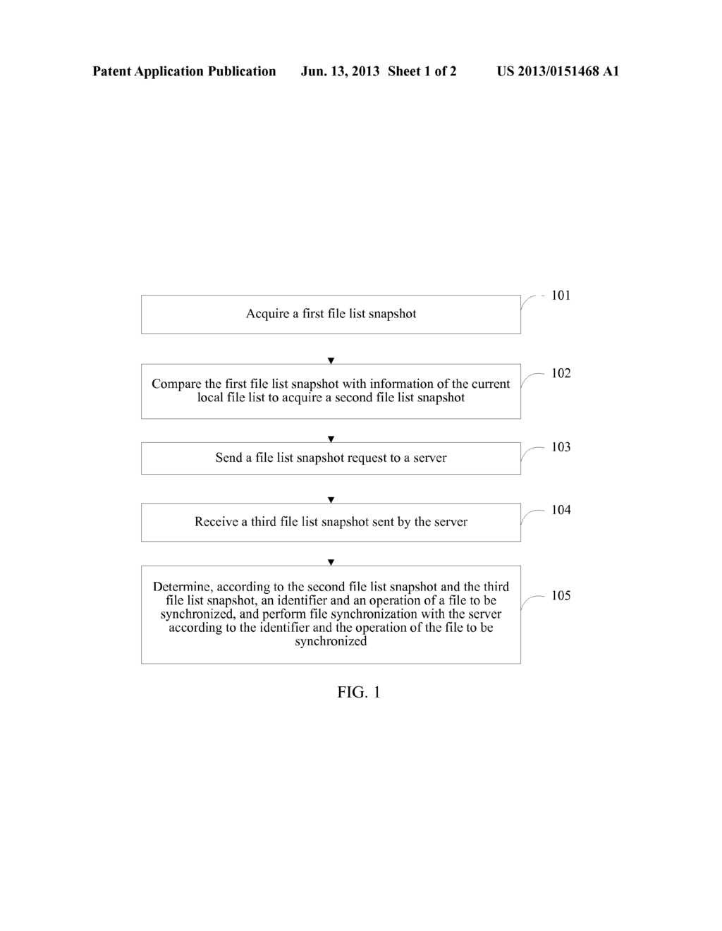 FILE SYNCHRONIZATION METHOD AND DEVICE - diagram, schematic, and image 02