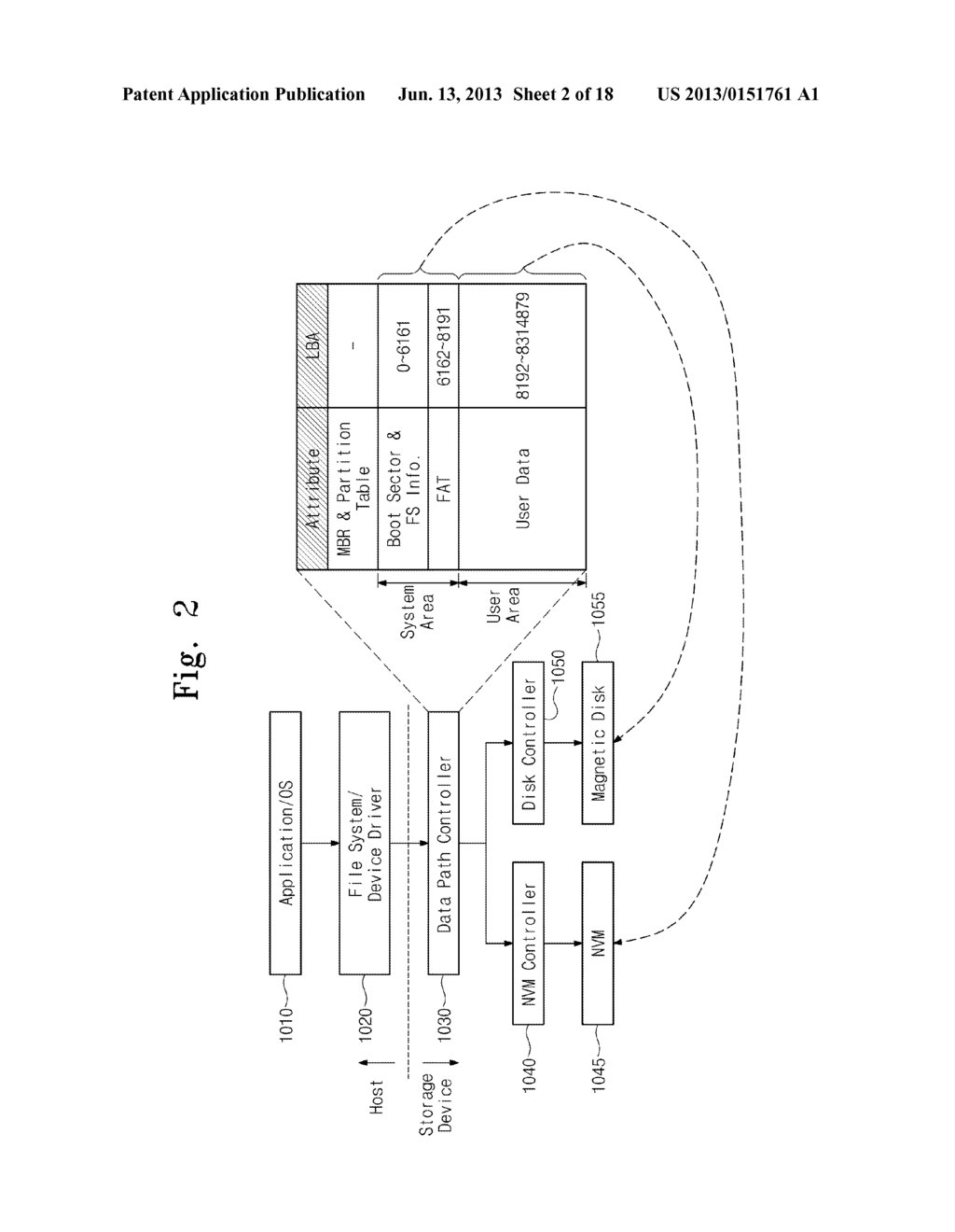 DATA STORAGE DEVICE STORING PARTITIONED FILE BETWEEN DIFFERENT STORAGE     MEDIUMS AND DATA MANAGEMENT METHOD - diagram, schematic, and image 03