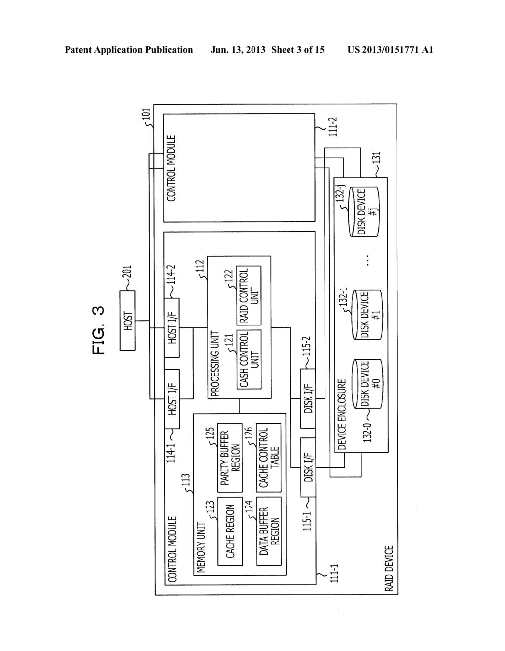 DISK ARRAY DEVICE, CONTROL DEVICE AND DATA WRITE METHOD - diagram, schematic, and image 04