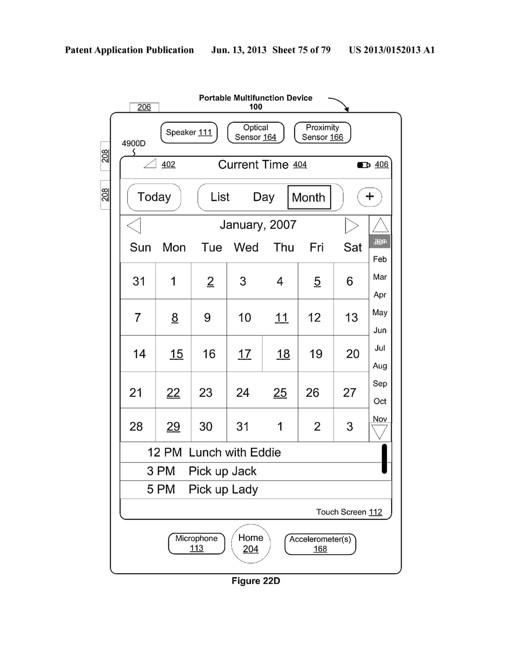 Portable Electronic Device, Method, and Graphical User Interface for     Displaying Electronic Lists and Documents - diagram, schematic, and image 76