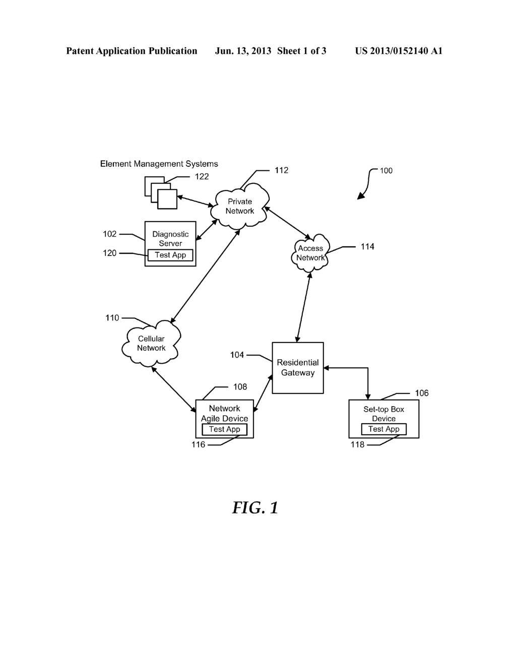 System and Method for Using a Set-Top Box Application to Diagnose Customer     Premises Equipment - diagram, schematic, and image 02