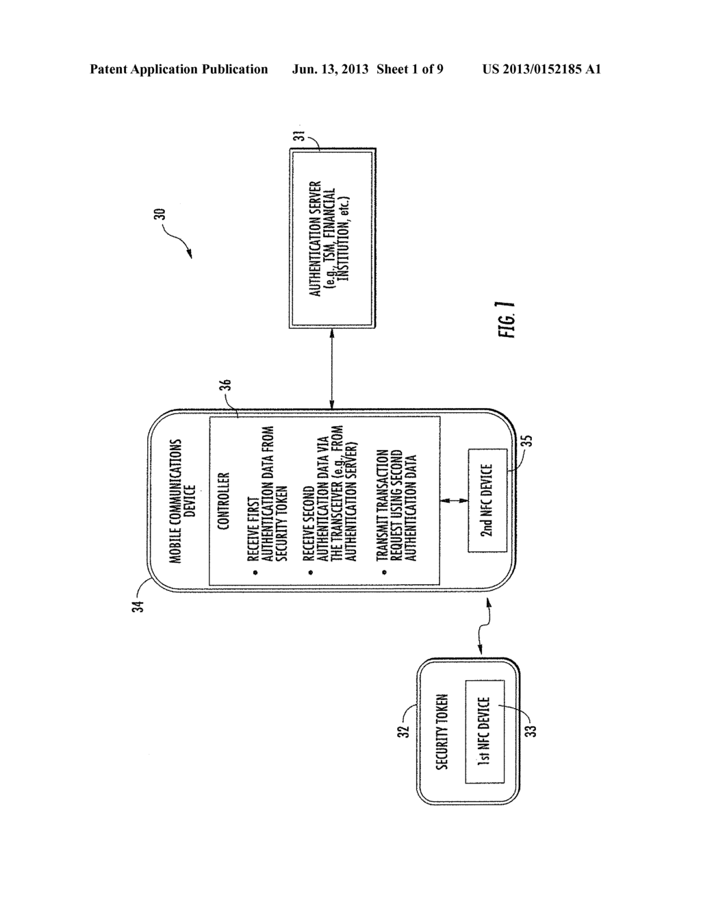 TRANSACTION PROVISIONING FOR MOBILE WIRELESS COMMUNICATIONS DEVICES AND     RELATED METHODS - diagram, schematic, and image 02