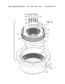 LOCKING NUT ASSEMBLY FOR A CONE CRUSHER diagram and image