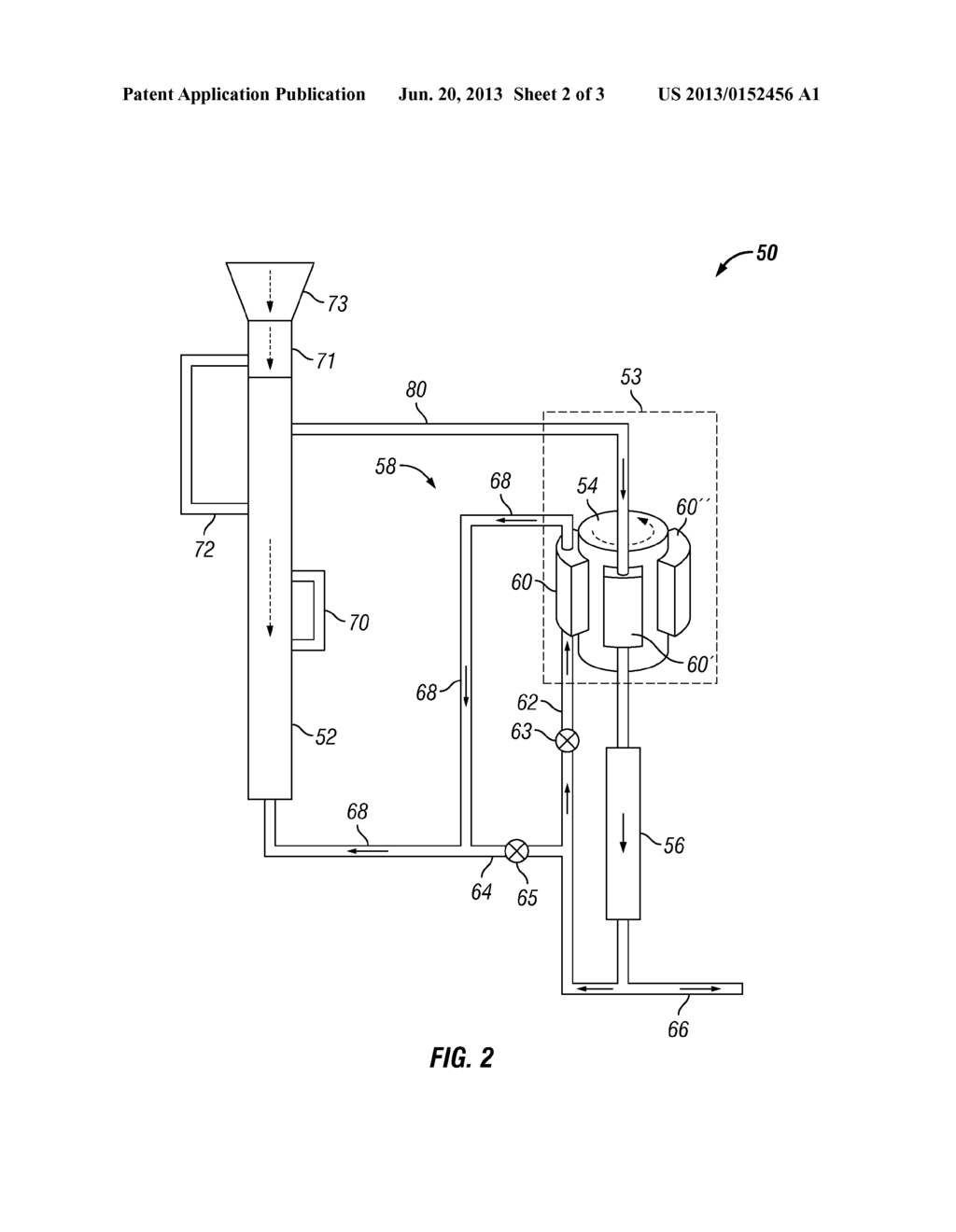 BIOMASS CONVERSION SYSTEMS HAVING A FLUID CIRCULATION LOOP CONTAINING     BACKFLUSHABLE FILTERS FOR CONTROL OF CELLULOSIC FINES AND METHODS FOR USE     THEREOF - diagram, schematic, and image 03