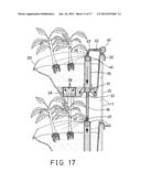 Watering system for planter combination background of the invention diagram and image