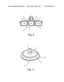 FOREHEAD PAD FOR A BREATHING MASK AND METHOD FOR MAKING THE SAME diagram and image