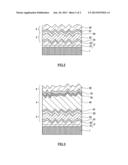 MULTILAYER TRANSPARENT ELECTROCONDUCTIVE FILM AND METHOD FOR MANUFACTURING     SAME, AS WELL AS THIN-FILM SOLAR CELL AND METHOD FOR MANUFACTURING SAME diagram and image