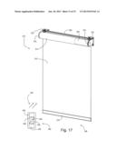 BATTERY-POWERED MOTORIZED WINDOW TREATMENT HAVING A SERVICE POSITION diagram and image