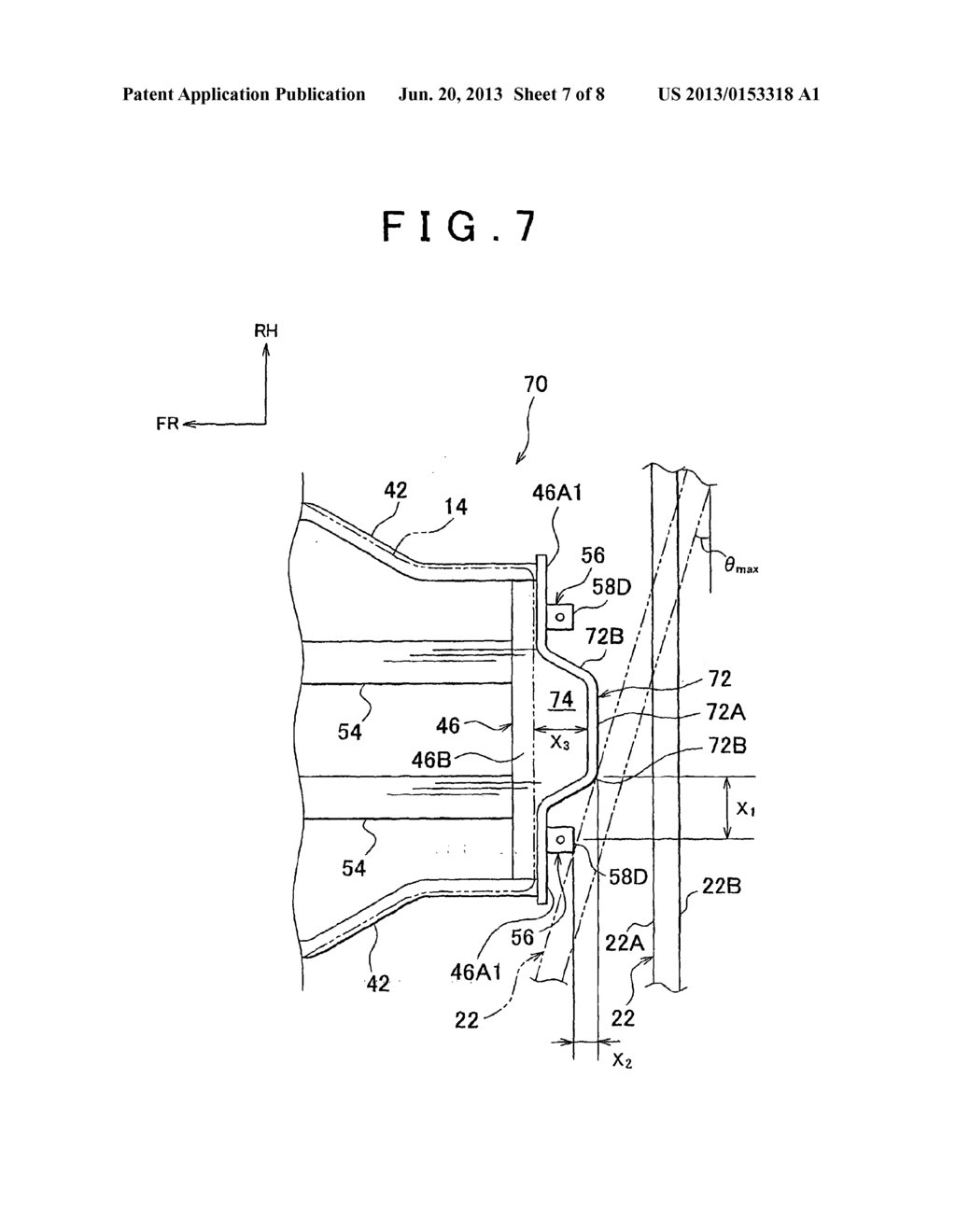 VEHICLE BATTERY MOUNTING STRUCTURE - diagram, schematic, and image 08