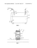 SAFETY DEVICE FOR A FLUID STORAGE TANK, RELATED SYSTEMS AND METHODS diagram and image